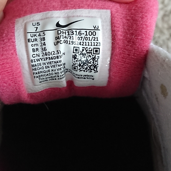 NIKE AIR MAX 90 white black dark beetroot DH1316-100 SIZE 7 - Picture 10 of 16